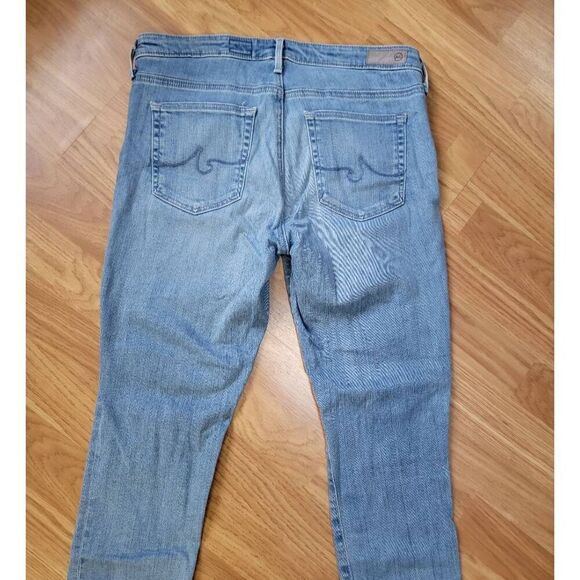 AG The Middi Mid-R Artisan Destroyed Jeans 28R - Picture 5 of 9